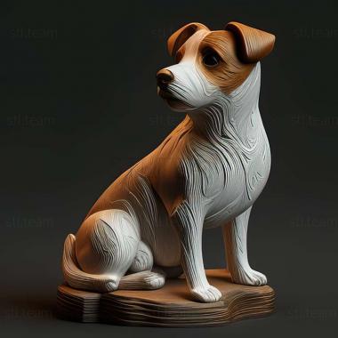 3D model Jack Russell Terrier dog (STL)